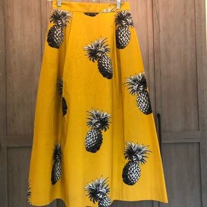 Ann Taylor Pineapple Print Maxi